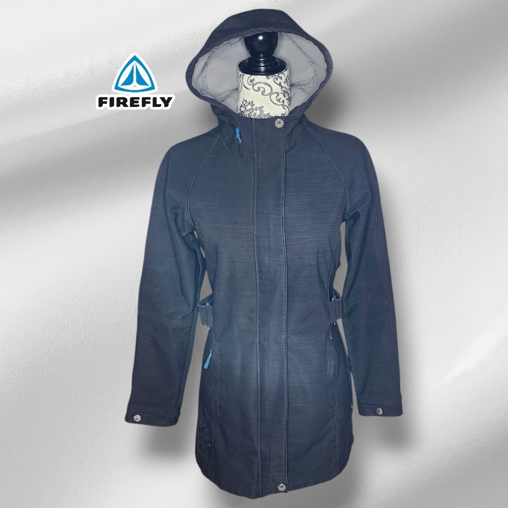 FIREFLY Black Hooded Jacket - Small